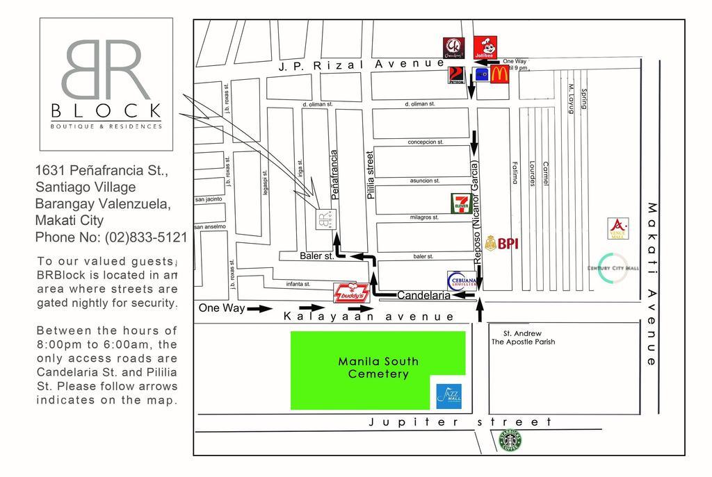 Brblock Boutique And Residences Makati City Esterno foto